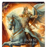 Four Horsemen of the Apocalypse - White Horse 2024 2oz Silver Cast Bar